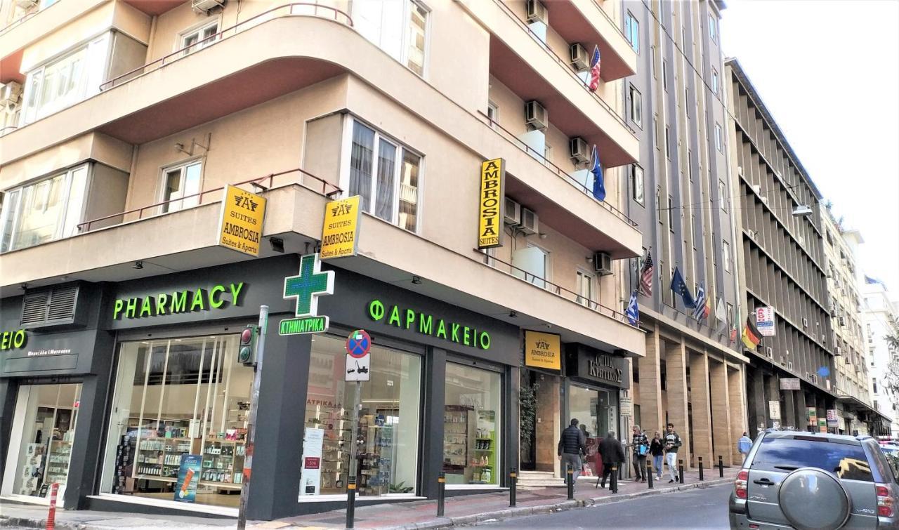 Ambrosia Suites Athena Bagian luar foto